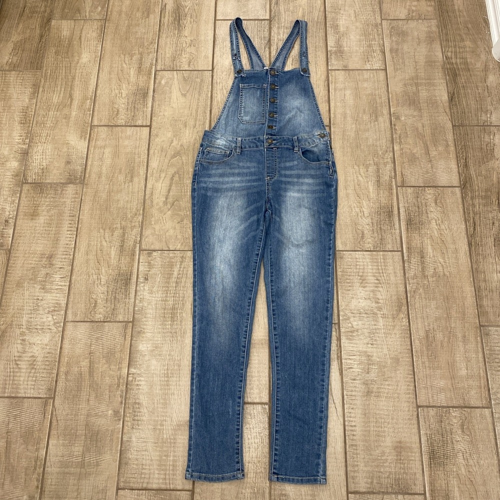 Canyon River Blues Overalls Girls Youth 16 Blue Denim Jumper